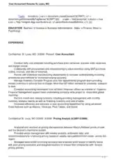 Project Cost Accountant Resume Template