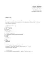 Free Download PDF Books, Linux Fresher Resume Sample Template