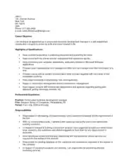 Resume Construction Business Manager Template