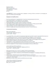 Resume of Bank Service Manager Template