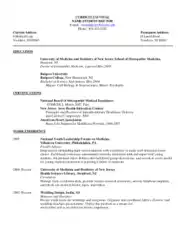 Free Download PDF Books, Doctor Resume Template
