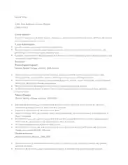 Project Finance Resume Template