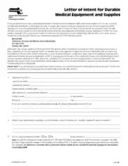 Medical School Letter of Intent Template