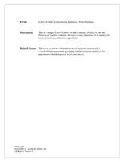 Sale of Business Letter of Intent Template