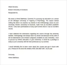 Sample Letter of Intent Graduate School Template