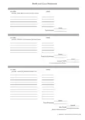Free Download PDF Books, Blank Profit and Loss Statement Form Template