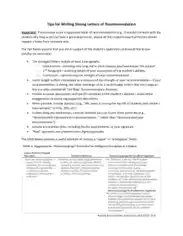 Academic Letter of Recommendation Format Template