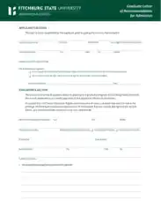 College Admission Recommendation Letter Template