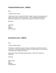 Sample Employer Reference Letter Template