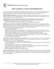 Letter of Recommendation Request Sample Template