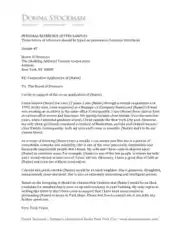Commercial Tenant Letter of Recommendation Template