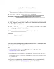 Example Rental Termination Notice Form Template