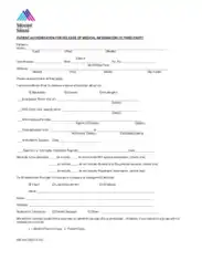 Free Download PDF Books, Patient Medical Authorization Release Form in PDF Template