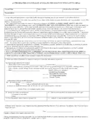 Sample Generic Medical Records Release Form Template