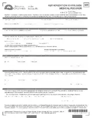 Simple Medical Records Release Form Template