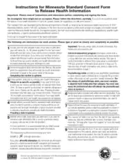 Standard Consent Form to release Health Information Template