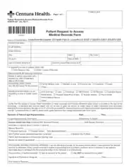 Access to Medical Records Request Form Template
