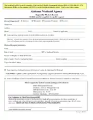 Request for Medical Records Form Template