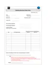 Free Download PDF Books, Catering Services Order Form Template