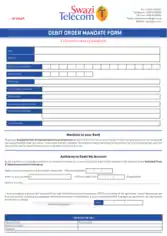 Free Download PDF Books, Debit Order Mandate Form Template