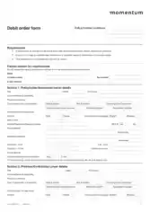 Free Download PDF Books, Momentum Debit Order Form Template