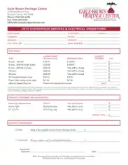 Free Download PDF Books, 2015 Convention Services And Electrical Order Form Template