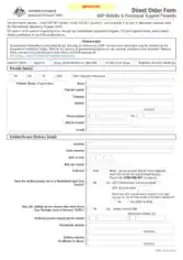 Direct Order Form Template