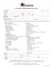 Free Download PDF Books, Prescription Medical Supply Order Form Template