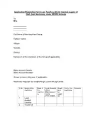 Supply Requisition Order Form Template