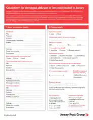 Free Download PDF Books, Postal Order Claim Form Template