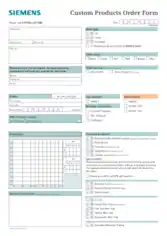 Custom Products Order Form Template