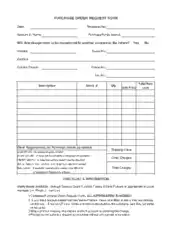 Free Download PDF Books, Purchase Order Request Form Template