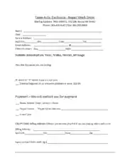 Free Download PDF Books, Sample Auto Repair Order Form Template