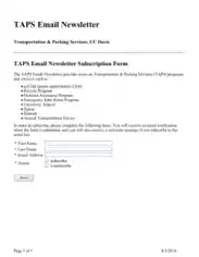 Taps Email Newsletter Template