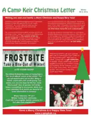 Free Download PDF Books, Christmas Holiday Newsletter Template