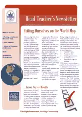 Head Teacher Newsletter Template