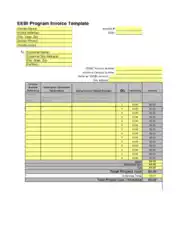 Free Download PDF Books, Business Incentives Invoice Template