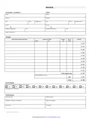 Contractor Freelancer Invoice Template