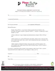 Graphic Design Agreement And Invoice Template