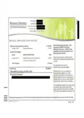 Services Plan Invoice Template