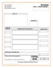 Invoice Free Template