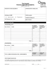 Free Download PDF Books, Legal Tax Invoice Template