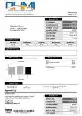 Tax Invoice Payment Slip Template