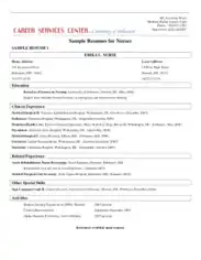 Free Download PDF Books, New Nurse Resume Objective Template