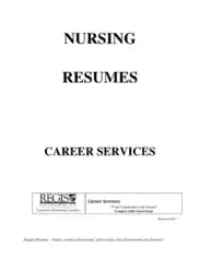 Entry Level Registered Nurse Resume Template