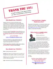 Free Download PDF Books, Graduation Scholarship Thank You Letter Template