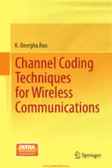 Channel Coding Techniques for Wireless Communications, Pdf Free Download