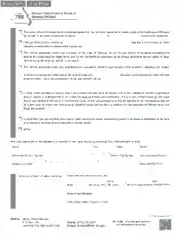 General Affidavit Information Form Template
