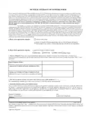 Free Download PDF Books, Sample Affidavit Of Support Form Template