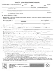 Free Download PDF Books, Sample Month to Month Rental Agreement Form Template